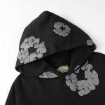 EM Sneakers Denim Tears Hoodie & Sweatpant Sets Cotton Wreath Royal Black Monochrome