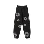 EM Sneakers Denim Tears Hoodie & Sweatpant Sets Cotton Wreath Royal Black Monochrome