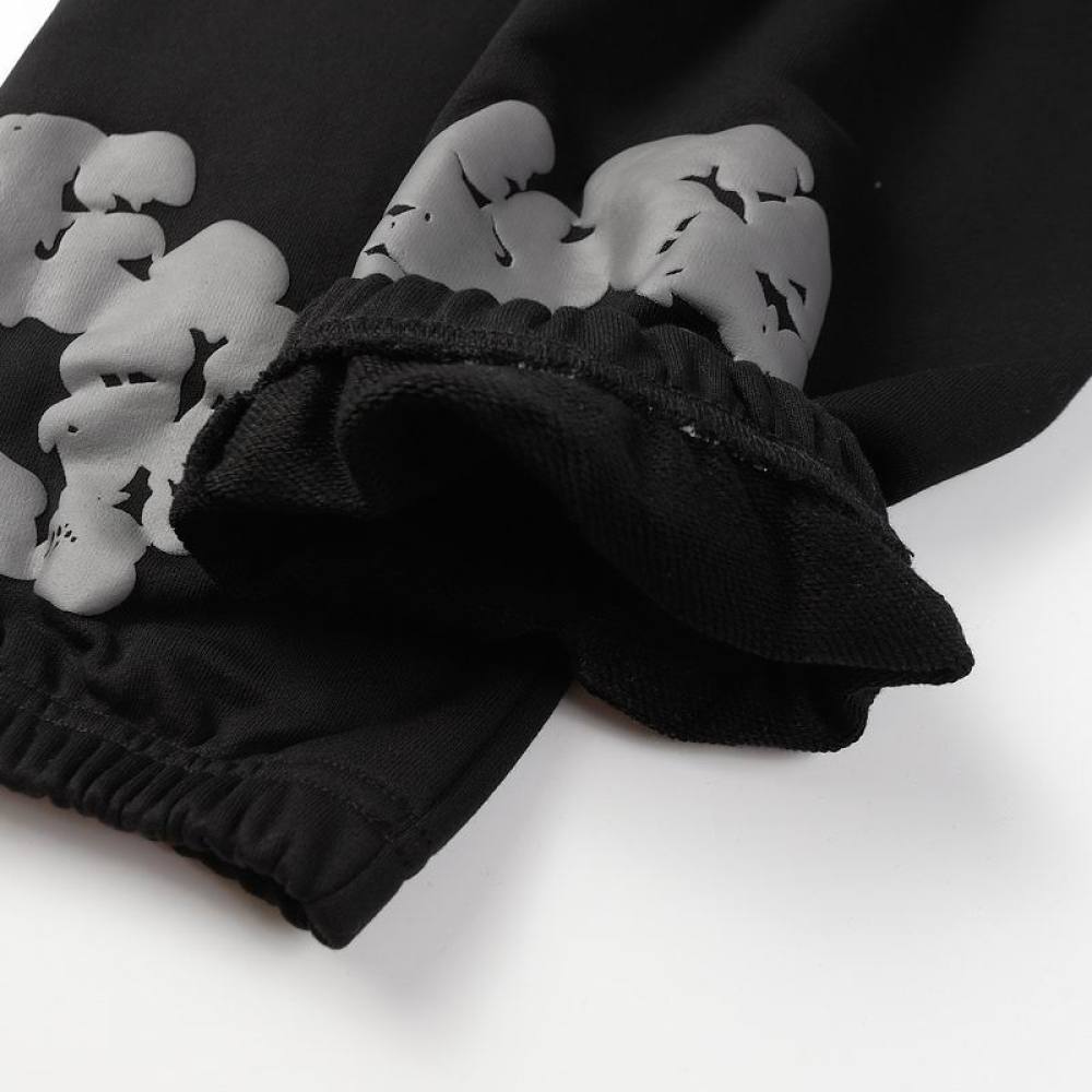 EM Sneakers Denim Tears Hoodie & Sweatpant Sets Cotton Wreath Royal Black Monochrome