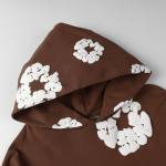EM Sneakers Denim Tears Hoodie & Sweatpant Sets Cotton Wreath Royal Brown