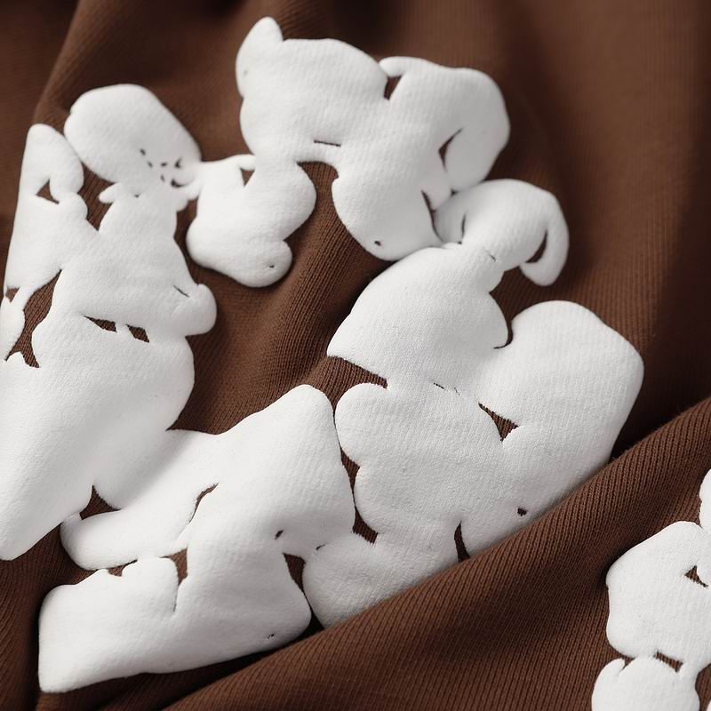 EM Sneakers Denim Tears Hoodie & Sweatpant Sets Cotton Wreath Royal Brown