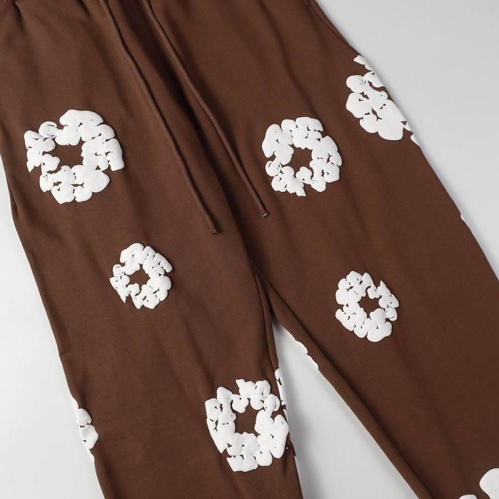 EM Sneakers Denim Tears Hoodie & Sweatpant Sets Cotton Wreath Royal Brown