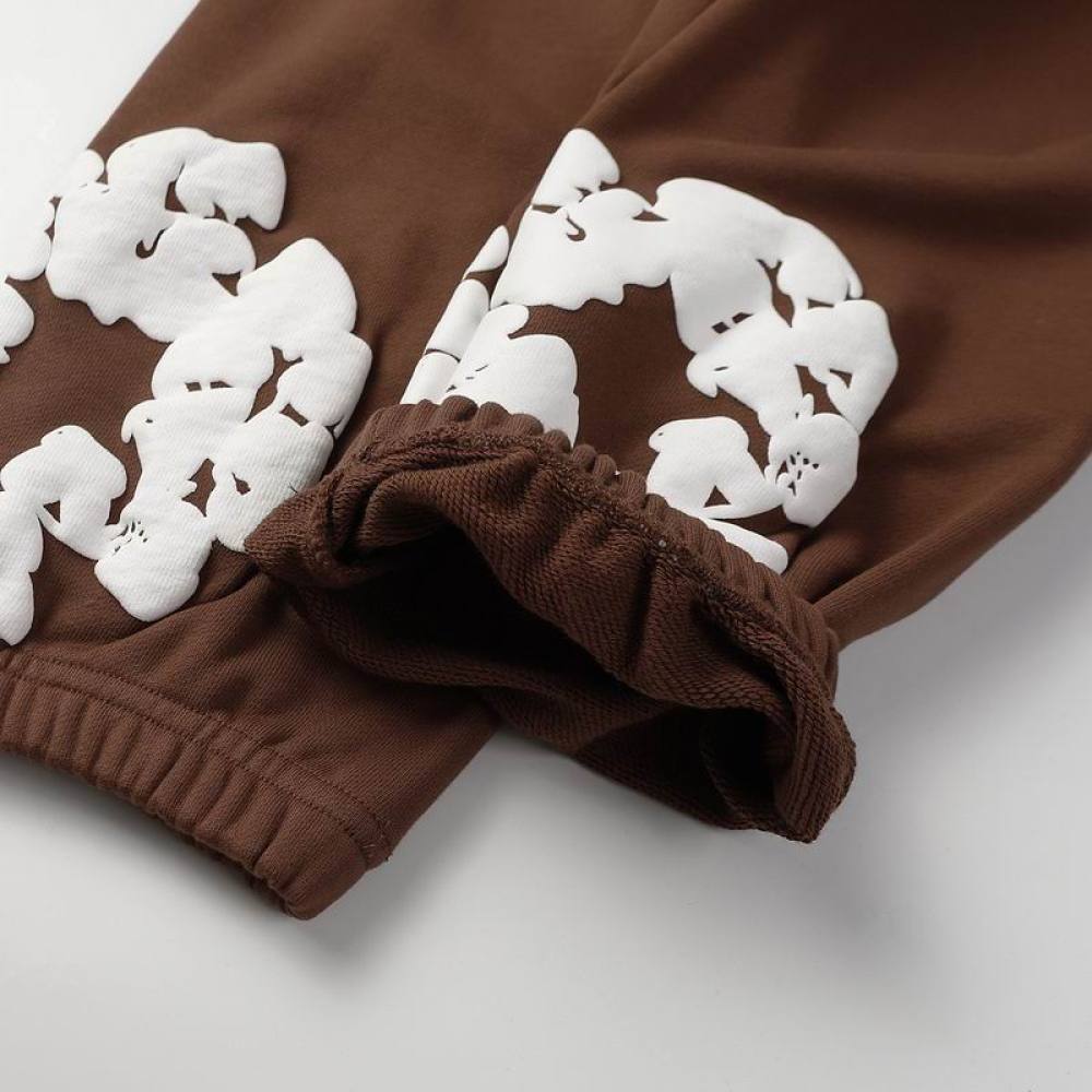 EM Sneakers Denim Tears Hoodie & Sweatpant Sets Cotton Wreath Royal Brown
