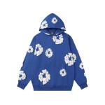 EM Sneakers Denim Tears Hoodie & Sweatpant Sets Cotton Wreath Royal Dark Blue
