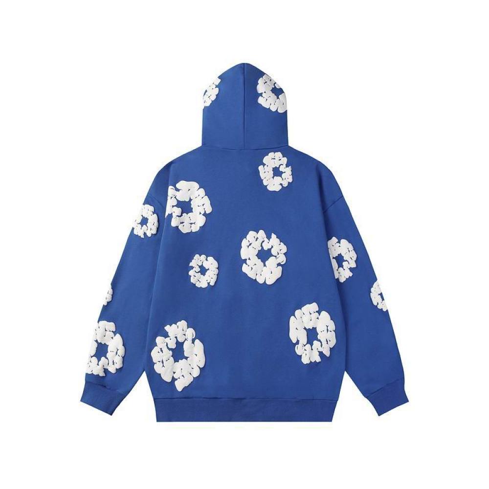 EM Sneakers Denim Tears Hoodie & Sweatpant Sets Cotton Wreath Royal Dark Blue