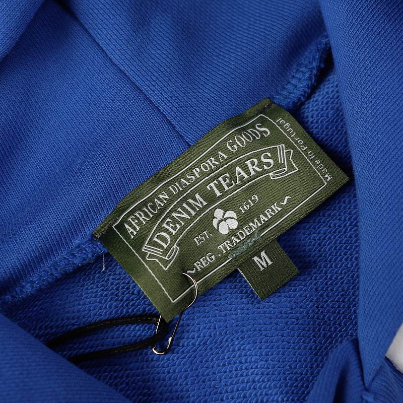 EM Sneakers Denim Tears Hoodie & Sweatpant Sets Cotton Wreath Royal Dark Blue