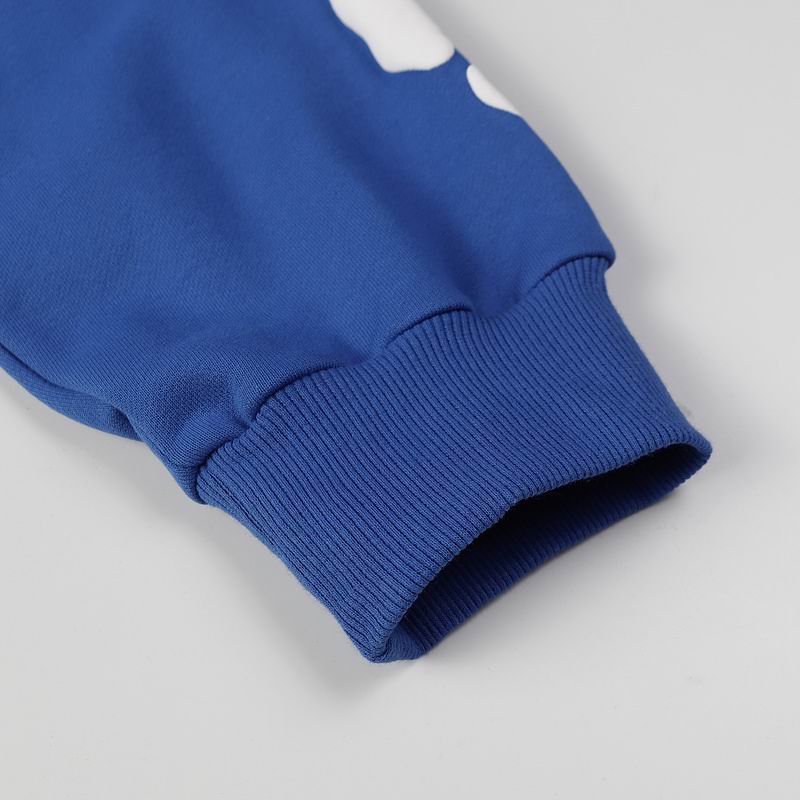 EM Sneakers Denim Tears Hoodie & Sweatpant Sets Cotton Wreath Royal Dark Blue