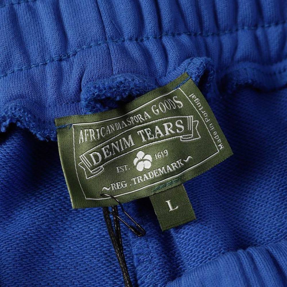 EM Sneakers Denim Tears Hoodie & Sweatpant Sets Cotton Wreath Royal Dark Blue