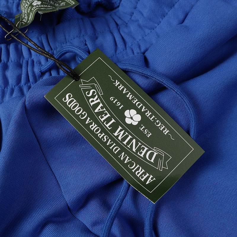 EM Sneakers Denim Tears Hoodie & Sweatpant Sets Cotton Wreath Royal Dark Blue