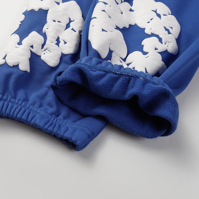 EM Sneakers Denim Tears Hoodie & Sweatpant Sets Cotton Wreath Royal Dark Blue