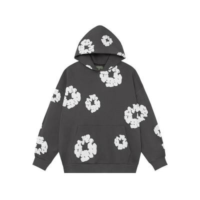 EM Sneakers Denim Tears Hoodie & Sweatpant Sets Cotton Wreath Royal Dark Gray 02