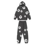 EM Sneakers Denim Tears Hoodie & Sweatpant Sets Cotton Wreath Royal Dark Gray