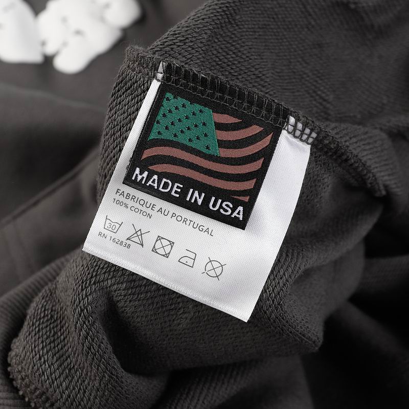 EM Sneakers Denim Tears Hoodie & Sweatpant Sets Cotton Wreath Royal Dark Gray