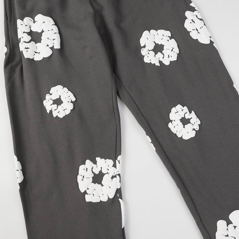 EM Sneakers Denim Tears Hoodie & Sweatpant Sets Cotton Wreath Royal Dark Gray