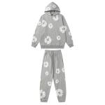 EM Sneakers Denim Tears Hoodie & Sweatpant Sets Cotton Wreath Royal Gray