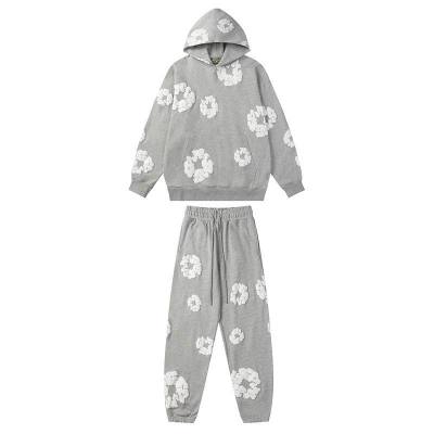 EM Sneakers Denim Tears Hoodie & Sweatpant Sets Cotton Wreath Royal Gray 01