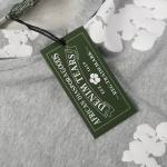 EM Sneakers Denim Tears Hoodie & Sweatpant Sets Cotton Wreath Royal Gray
