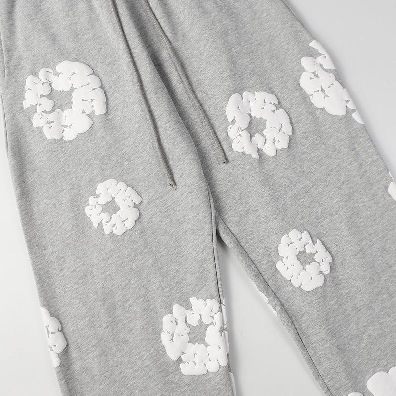 EM Sneakers Denim Tears Hoodie & Sweatpant Sets Cotton Wreath Royal Gray