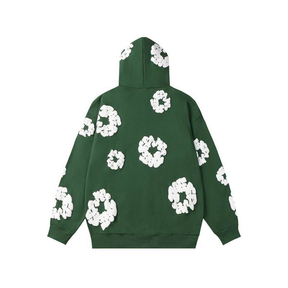 EM Sneakers Denim Tears Hoodie & Sweatpant Sets Cotton Wreath Royal Green