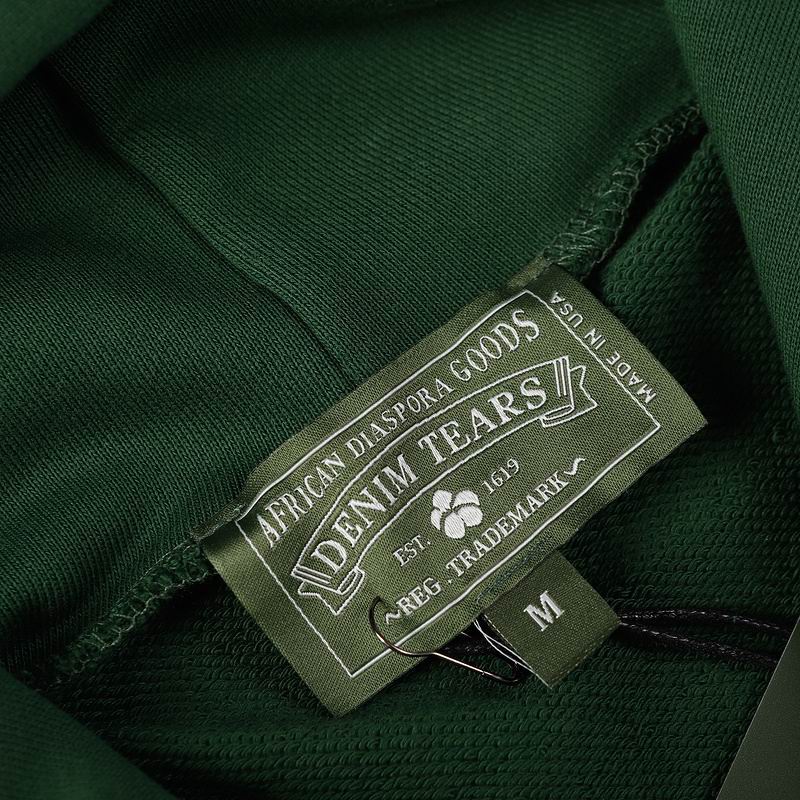 EM Sneakers Denim Tears Hoodie & Sweatpant Sets Cotton Wreath Royal Green