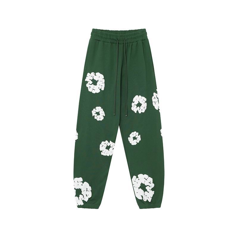 EM Sneakers Denim Tears Hoodie & Sweatpant Sets Cotton Wreath Royal Green
