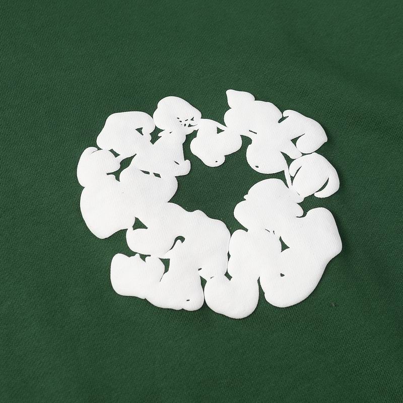 EM Sneakers Denim Tears Hoodie & Sweatpant Sets Cotton Wreath Royal Green