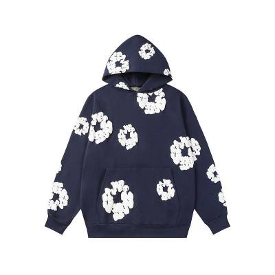 EM Sneakers Denim Tears Hoodie & Sweatpant Sets Cotton Wreath Royal Navy 02