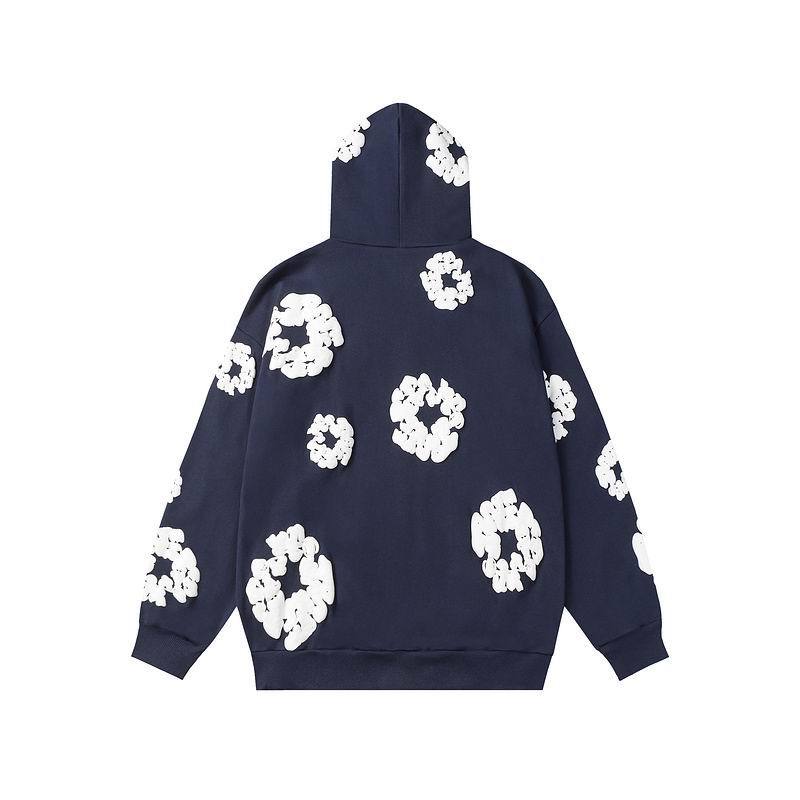 EM Sneakers Denim Tears Hoodie & Sweatpant Sets Cotton Wreath Royal Navy