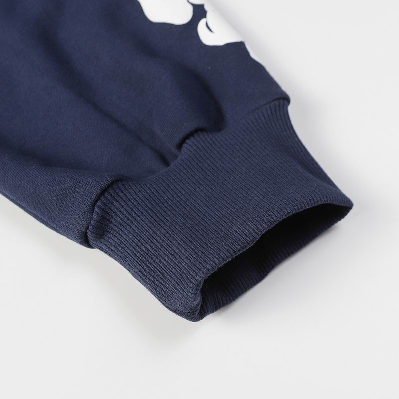 EM Sneakers Denim Tears Hoodie & Sweatpant Sets Cotton Wreath Royal Navy