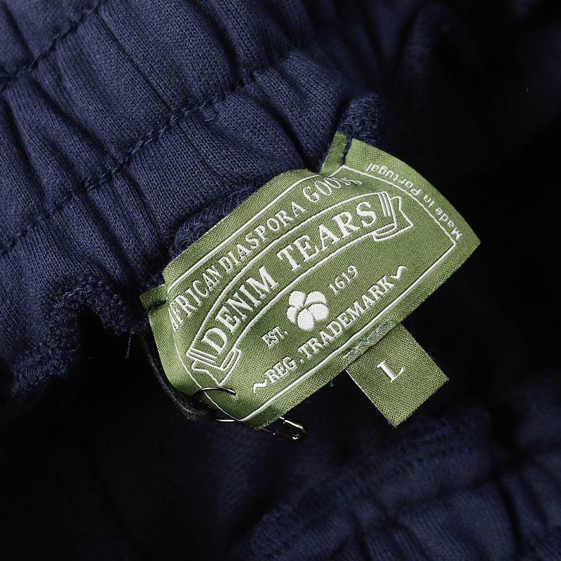 EM Sneakers Denim Tears Hoodie & Sweatpant Sets Cotton Wreath Royal Navy