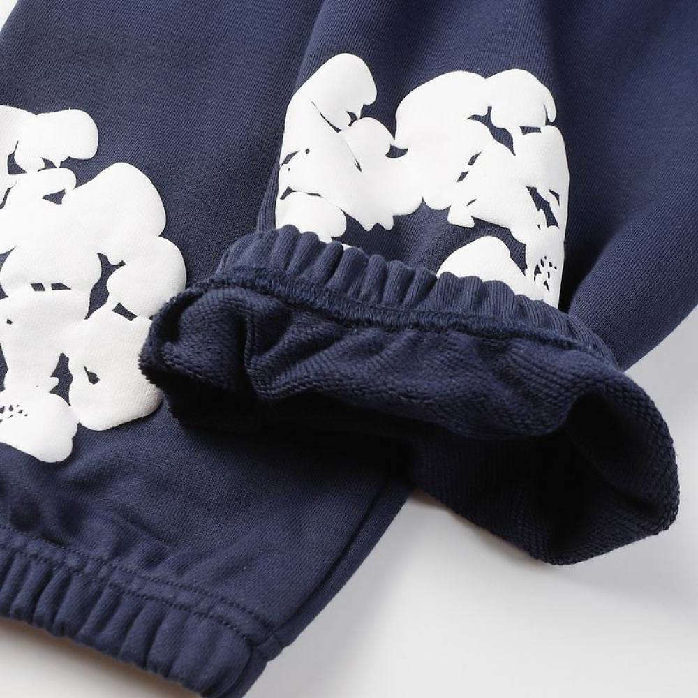 EM Sneakers Denim Tears Hoodie & Sweatpant Sets Cotton Wreath Royal Navy