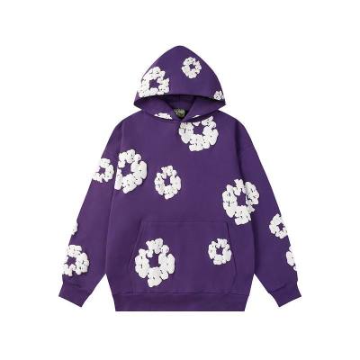 EM Sneakers Denim Tears Hoodie & Sweatpant Sets Cotton Wreath Royal Purple 02