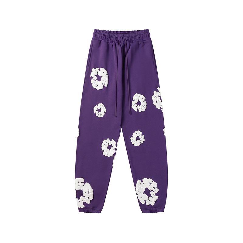 EM Sneakers Denim Tears Hoodie & Sweatpant Sets Cotton Wreath Royal Purple