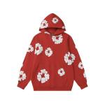 EM Sneakers Denim Tears Hoodie & Sweatpant Sets Cotton Wreath Royal Red