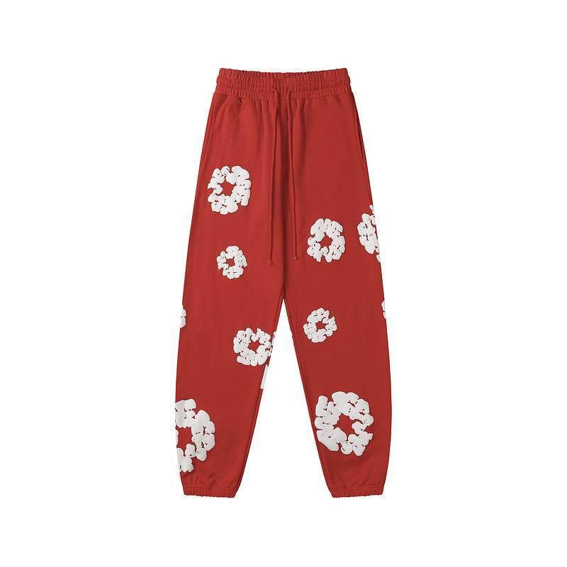 EM Sneakers Denim Tears Hoodie & Sweatpant Sets Cotton Wreath Royal Red
