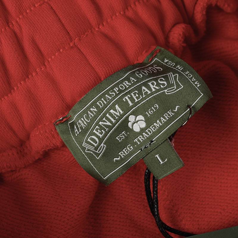 EM Sneakers Denim Tears Hoodie & Sweatpant Sets Cotton Wreath Royal Red