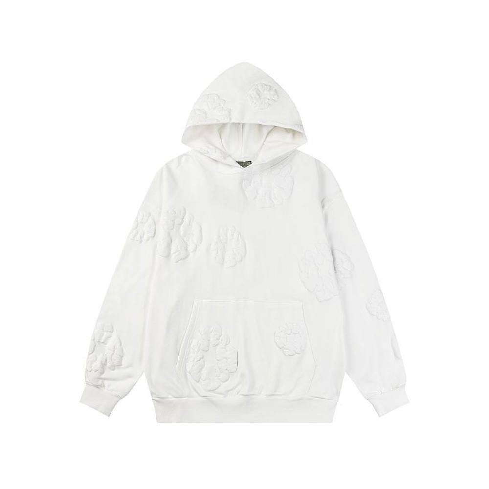 EM Sneakers Denim Tears Hoodie & Sweatpant Sets Cotton Wreath Royal White