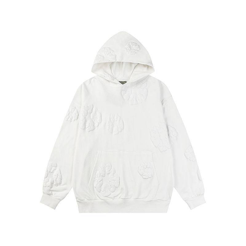 EM Sneakers Denim Tears Hoodie & Sweatpant Sets Cotton Wreath Royal White