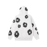 EM Sneakers Denim Tears Hoodie & Sweatpant Sets Cotton Wreath Royal White and Black Flower