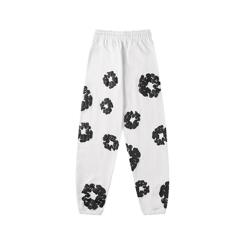 EM Sneakers Denim Tears Hoodie & Sweatpant Sets Cotton Wreath Royal White and Black Flower
