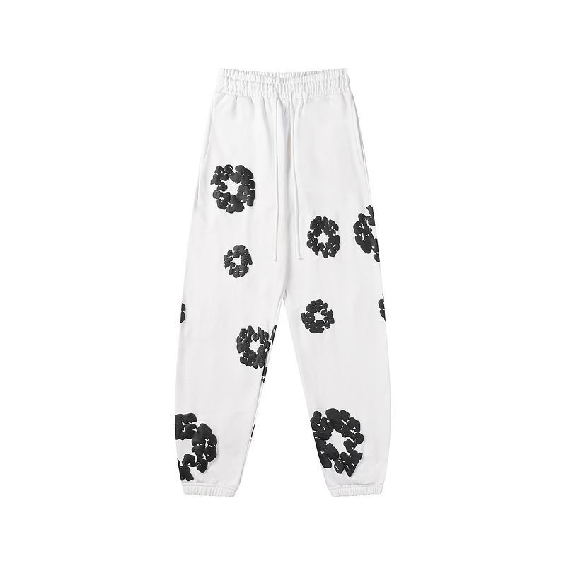 EM Sneakers Denim Tears Hoodie & Sweatpant Sets Cotton Wreath Royal White and Black Flower