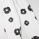EM Sneakers Denim Tears Hoodie & Sweatpant Sets Cotton Wreath Royal White and Black Flower