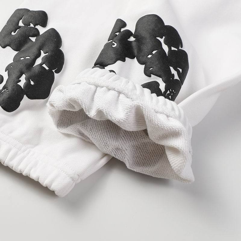 EM Sneakers Denim Tears Hoodie & Sweatpant Sets Cotton Wreath Royal White and Black Flower