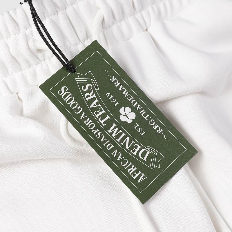 EM Sneakers Denim Tears Hoodie & Sweatpant Sets Cotton Wreath Royal White and Black Flower