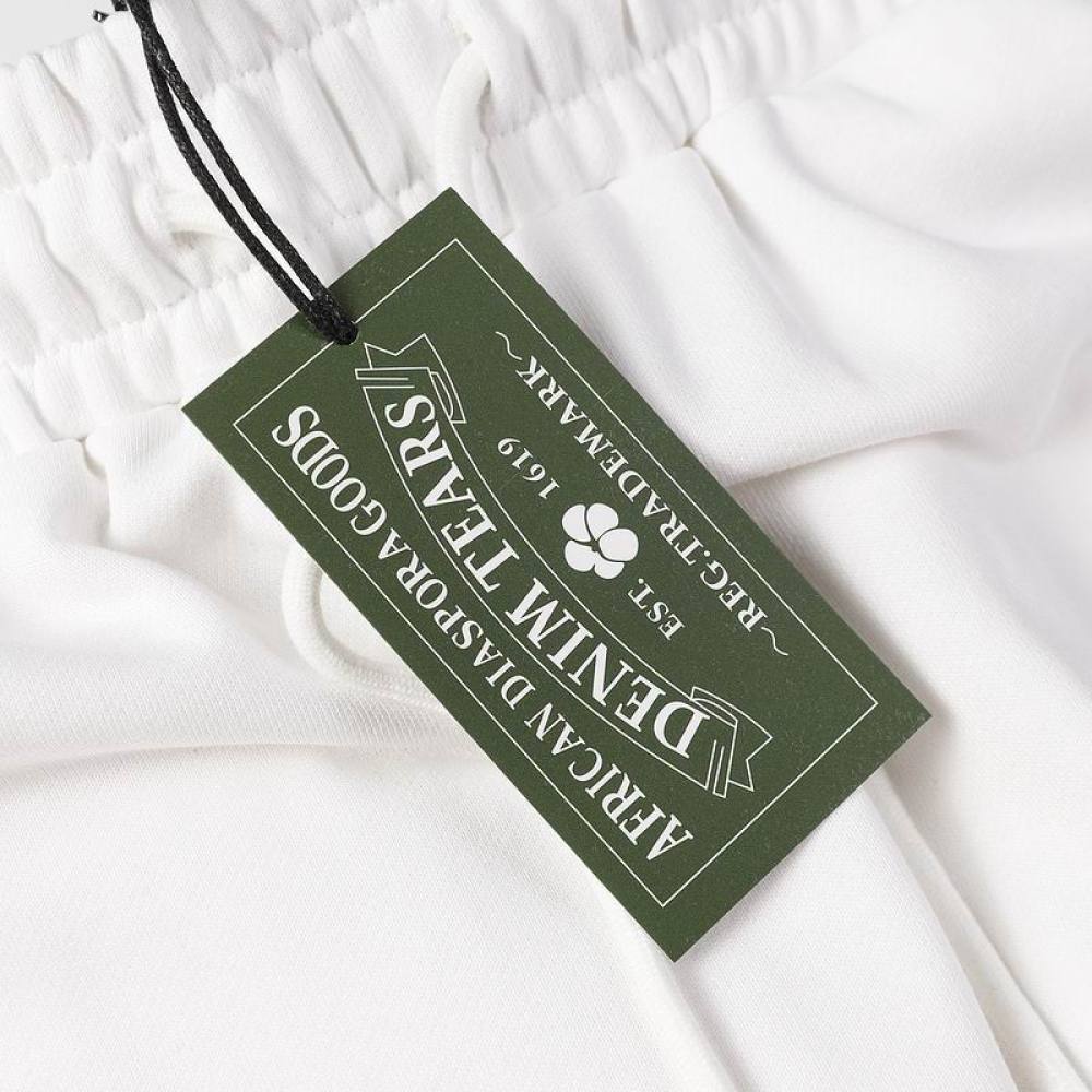 EM Sneakers Denim Tears Hoodie & Sweatpant Sets Cotton Wreath Royal White and Black Flower