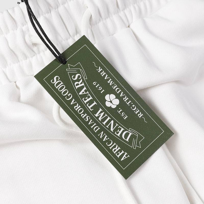 EM Sneakers Denim Tears Hoodie & Sweatpant Sets Cotton Wreath Royal White and Black Flower