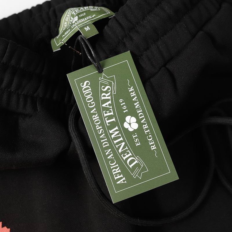 EM Sneakers Denim Tears Hoodie & Sweatpant Sets x Offset Cotton Wreath Royal Black