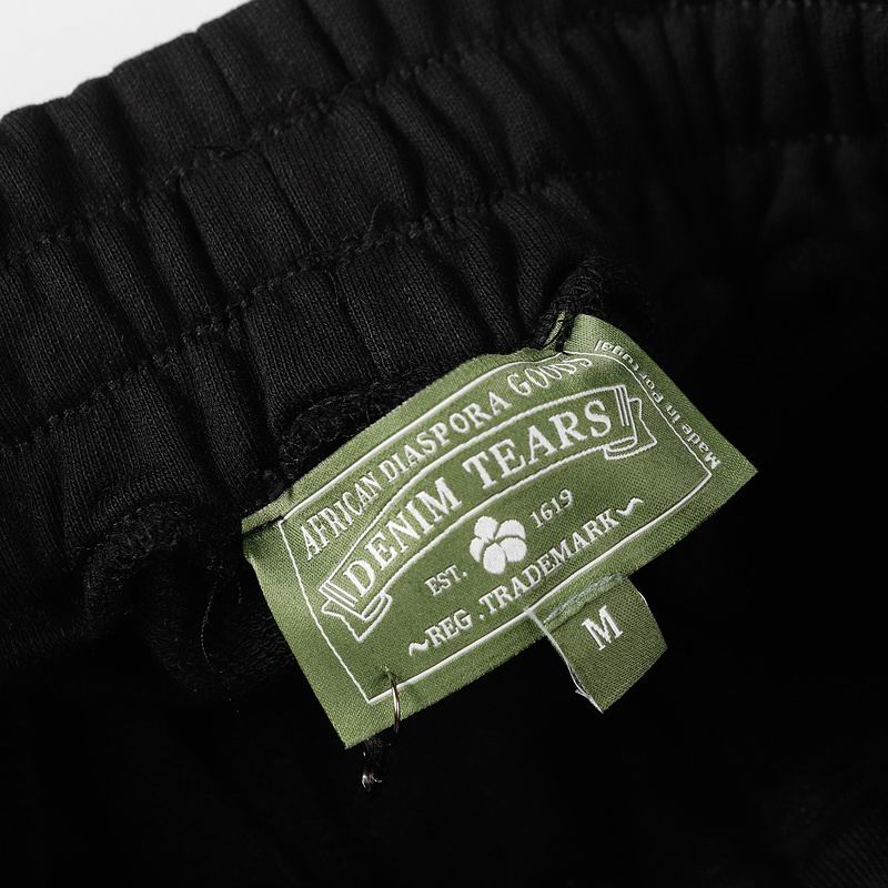 EM Sneakers Denim Tears Hoodie & Sweatpant Sets x Offset Cotton Wreath Royal Black