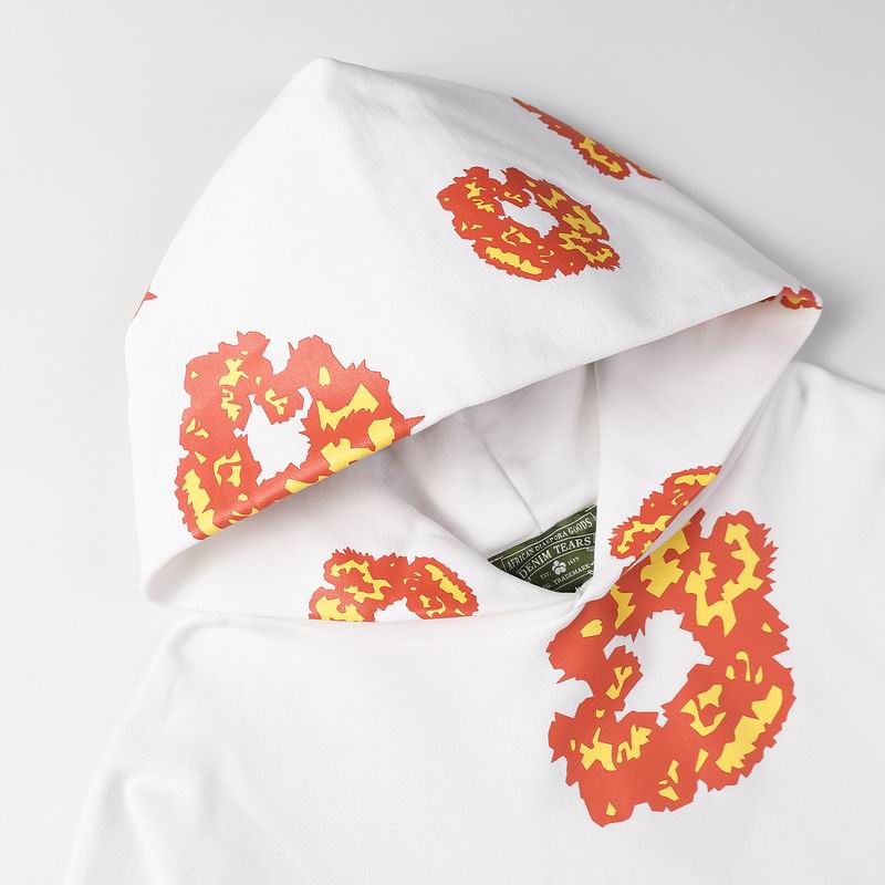 EM Sneakers Denim Tears Hoodie & Sweatpant Sets x Offset Cotton Wreath Royal White