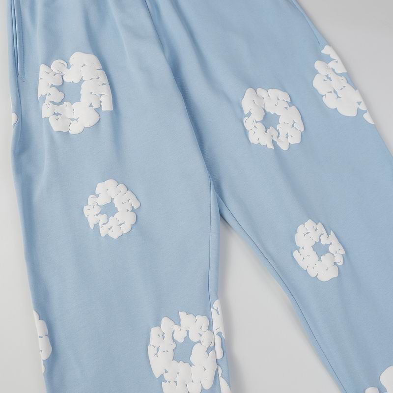 EM Sneakers Denim Tears The Cotton Wreath Sweatpants Baby Blue